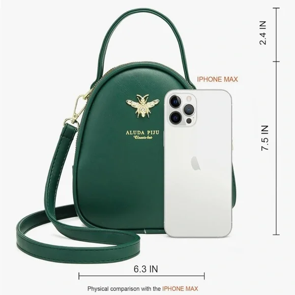 Green Crossbody Bag - Picture 3 of 5